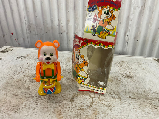 Vintage Windup Barry The Bear Drummer  in Original Box