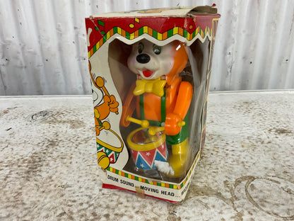 Vintage Windup Barry The Bear Drummer  in Original Box