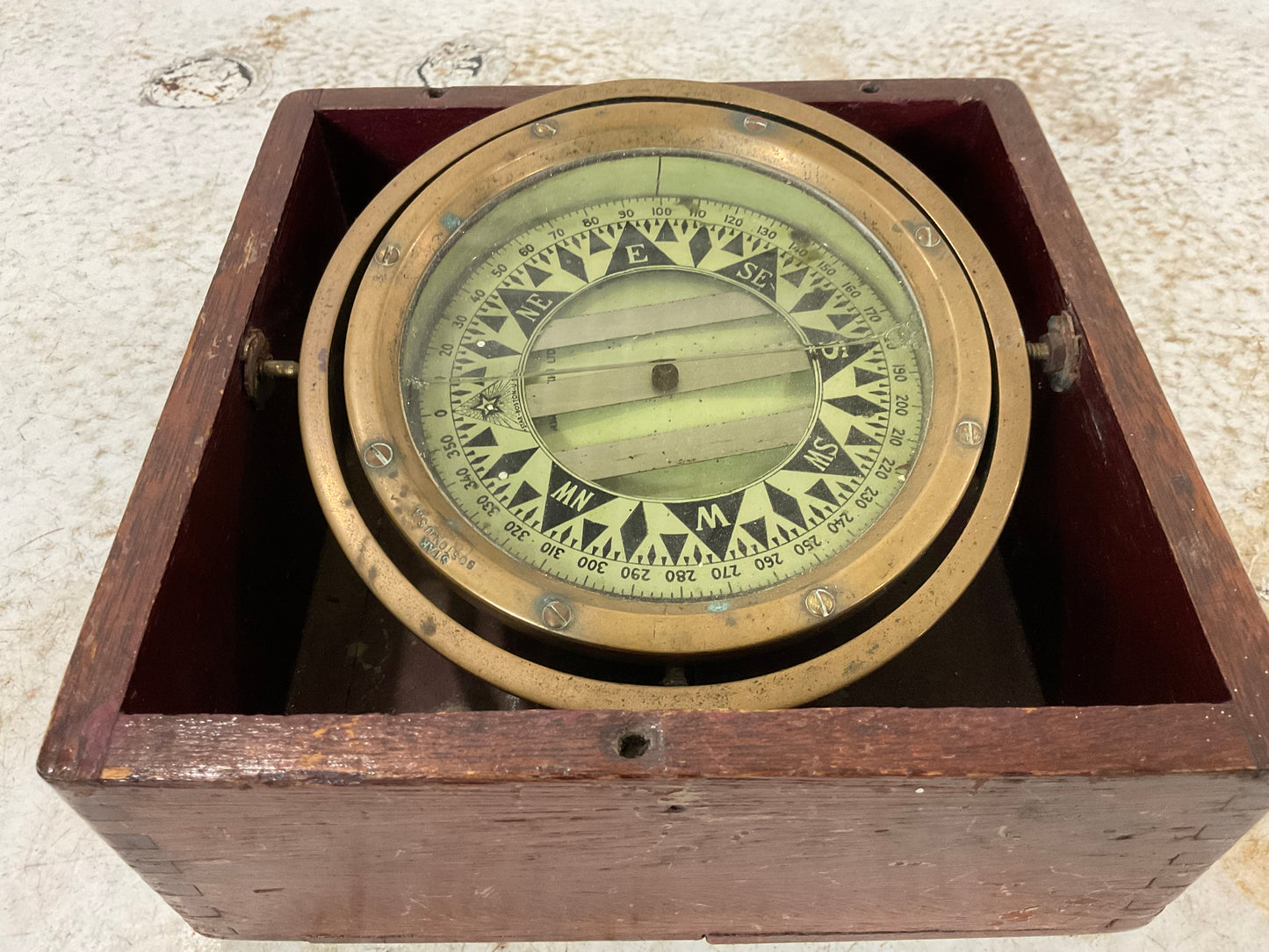Early 1900’s John Leckie Ltd Nautical Compass