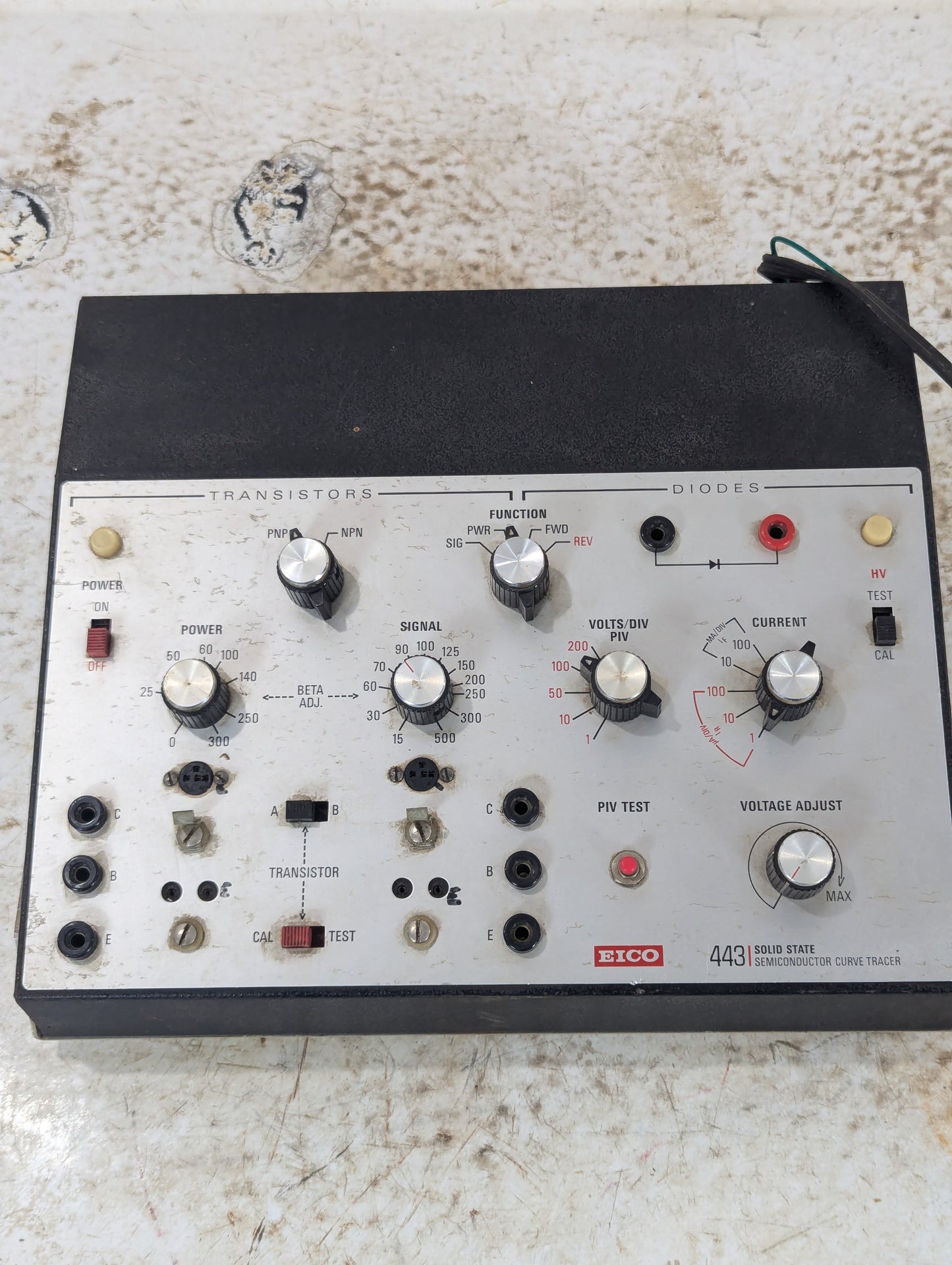 Eico 443 Solid State Semi Conductor Curve Tracer