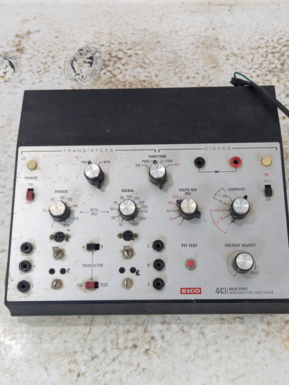 Eico 443 Solid State Semi Conductor Curve Tracer