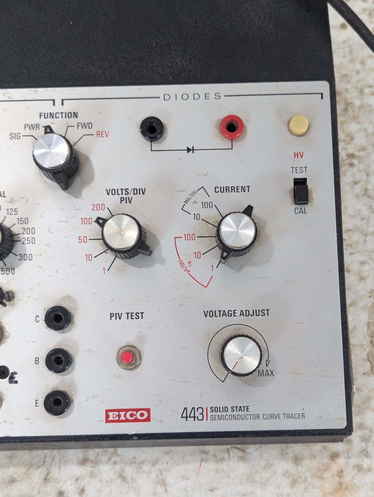 Eico 443 Solid State Semi Conductor Curve Tracer