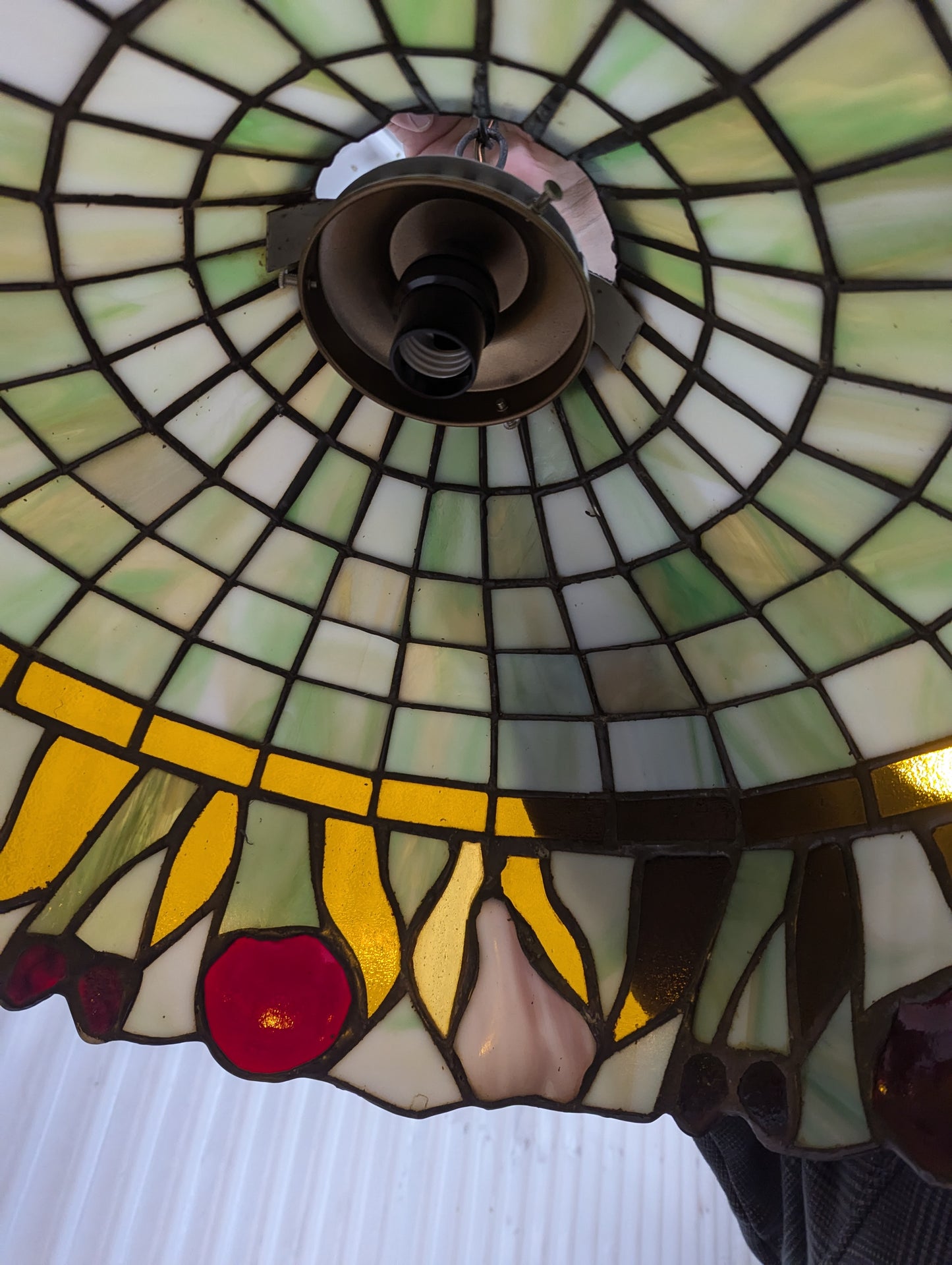 Meyda Tiffany Style Fruit Pendant Light