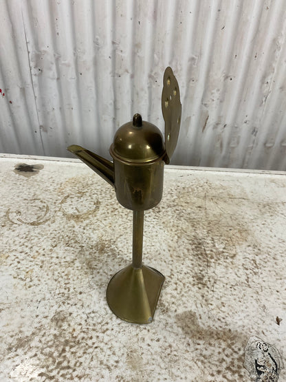 Early 1800’s Brass Betty Oil Lamp