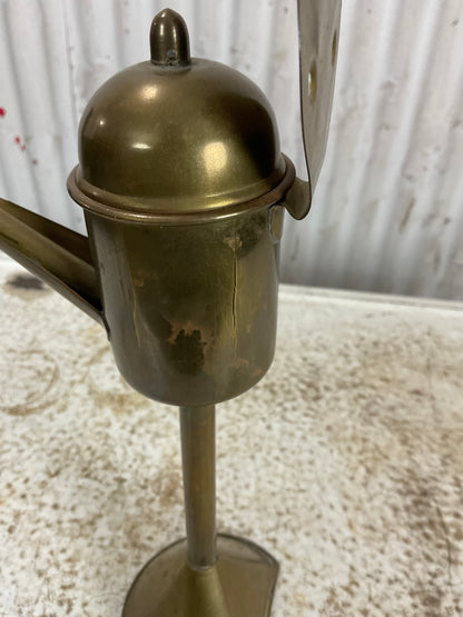Early 1800’s Brass Betty Oil Lamp