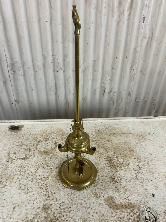 Early Tri-Lite Oil Lamp with Accessories