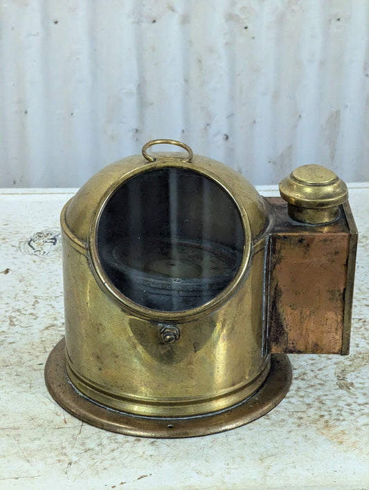 Vintage Brass Lifeboat Binnacle