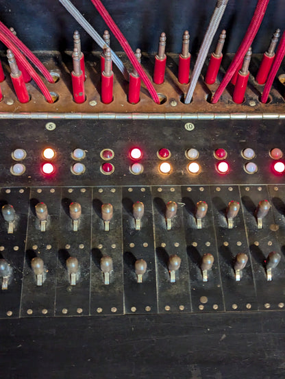 Vintage Northern Electric Operator Switchboard