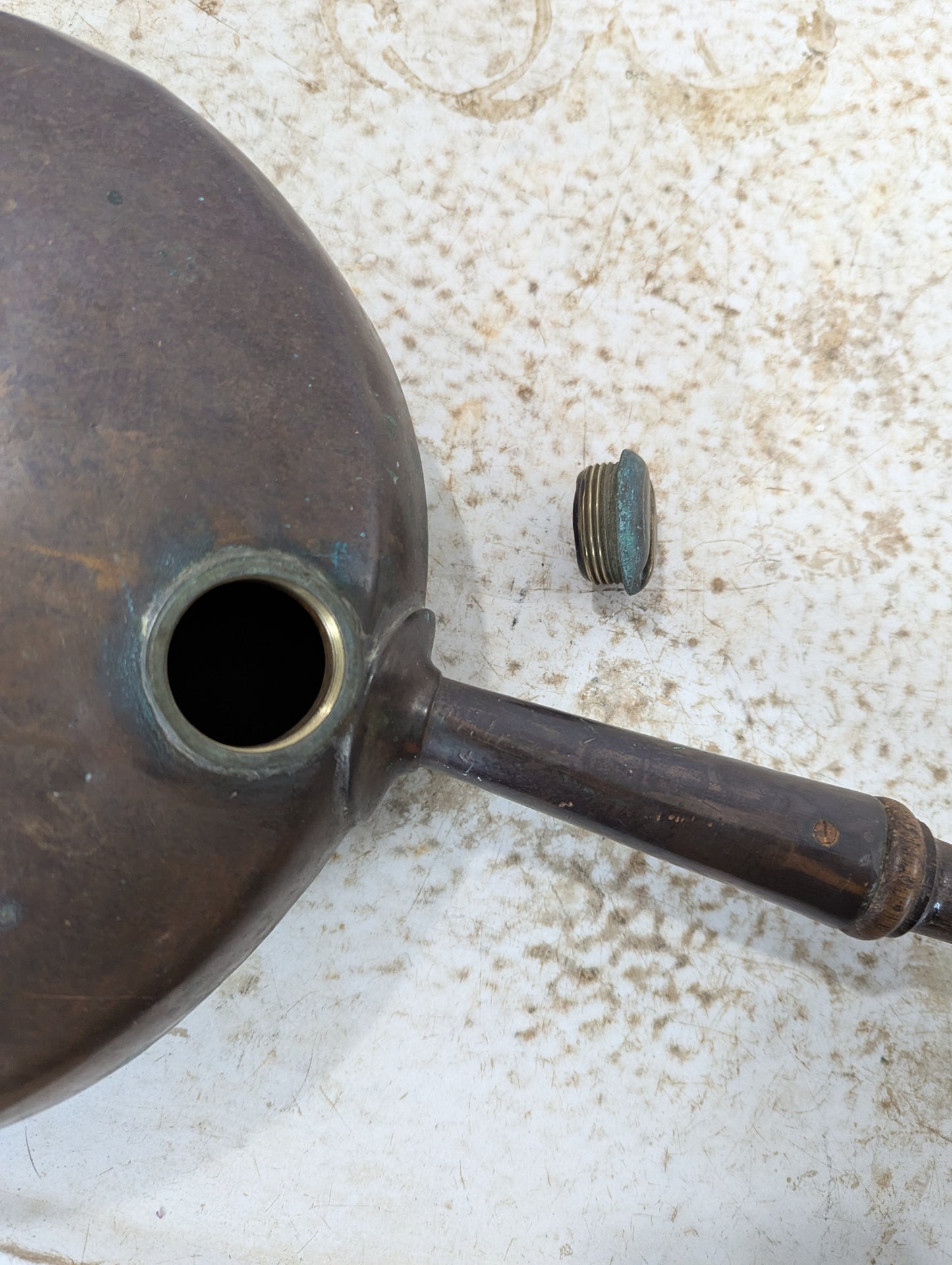 Victorian Copper Bed Warmer