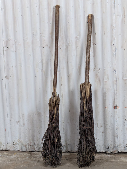 Vintage Rustic Twig Brooms
