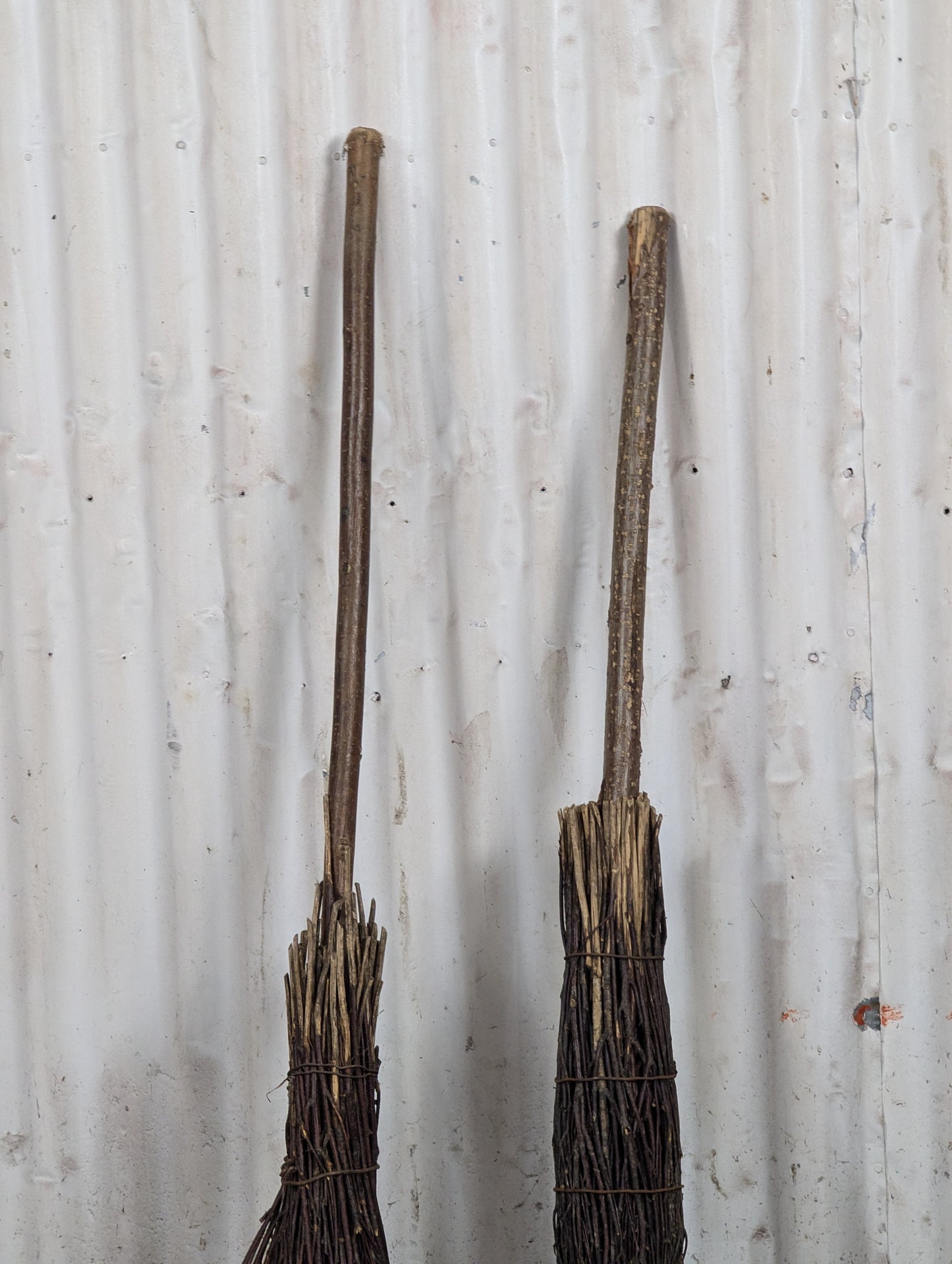 Vintage Rustic Twig Brooms