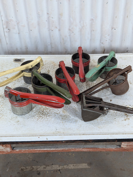 Assorted Vintage Potato Ricers