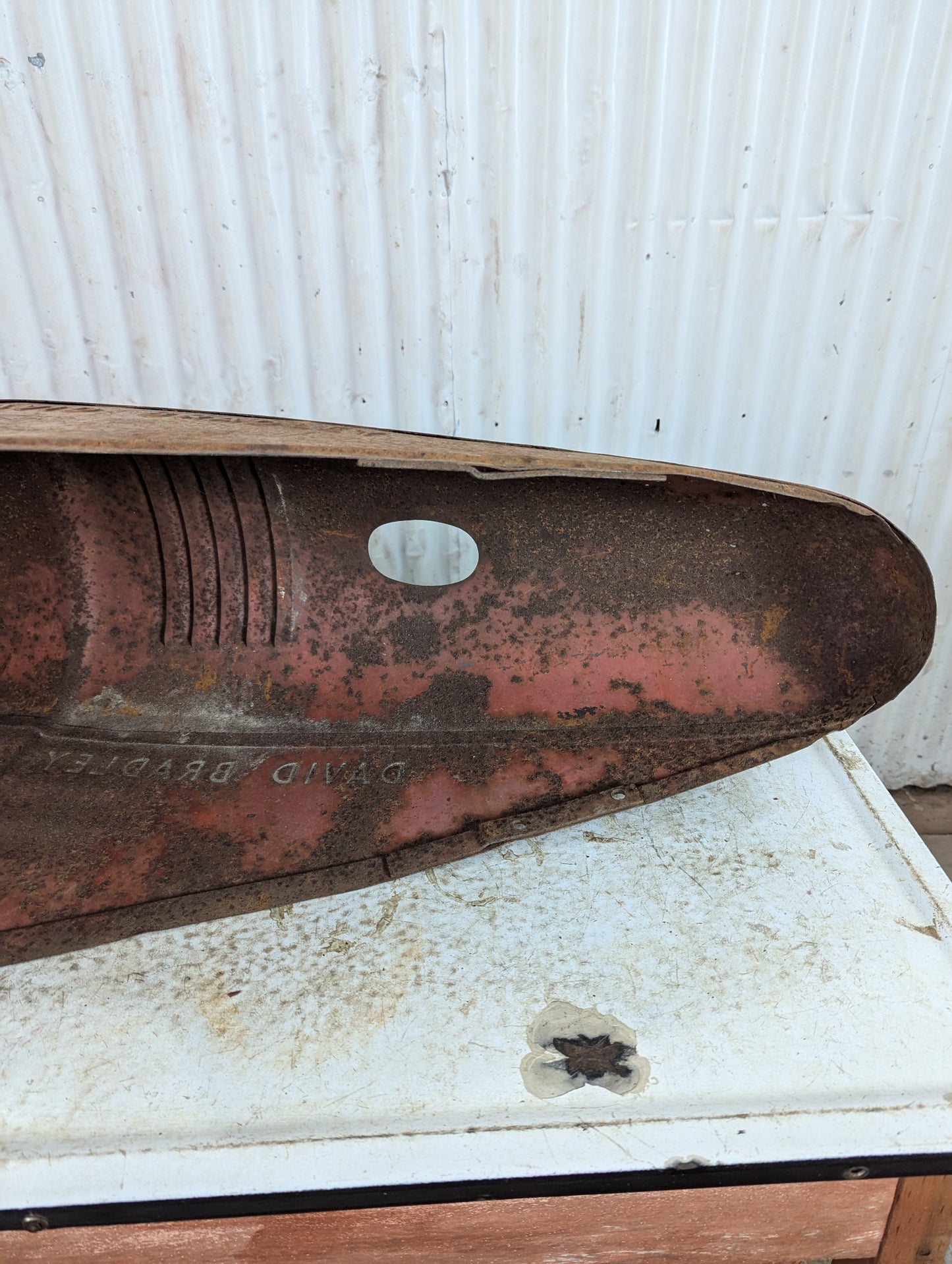 Vintage David Bradley Tractor Hood