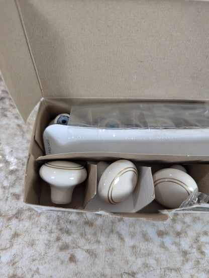 Vintage Gainsborough Porcelain Cupboard Knobs Drawer Pulls in Box - New Old Stock