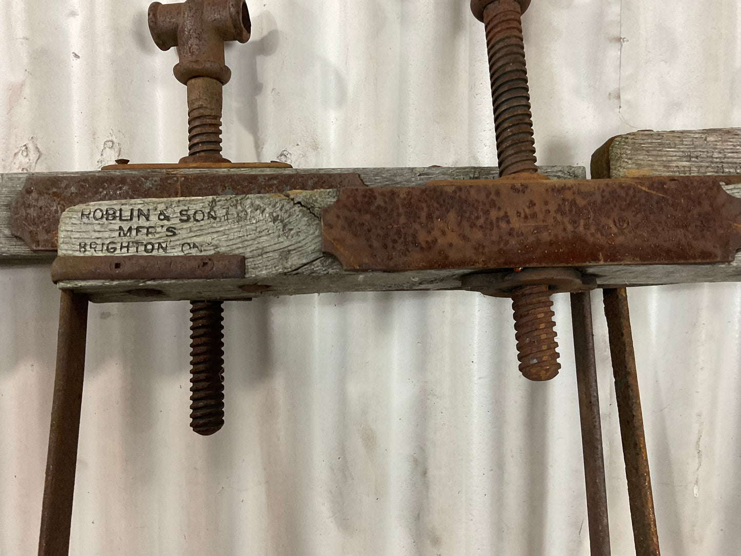 Vintage Barrel Presses