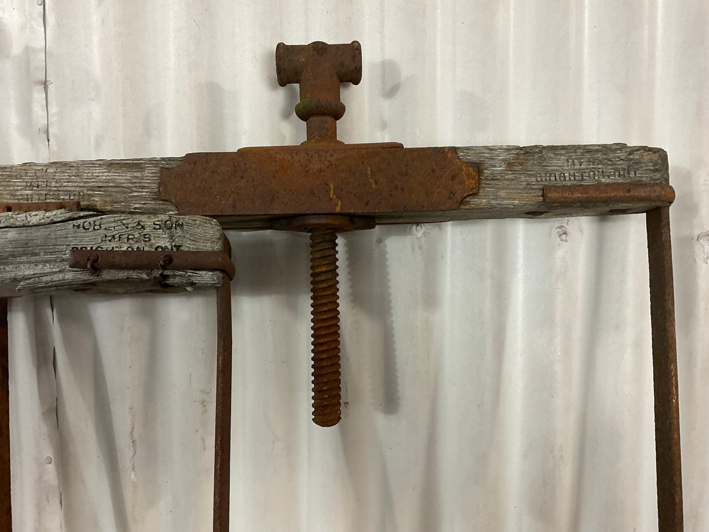 Vintage Barrel Presses