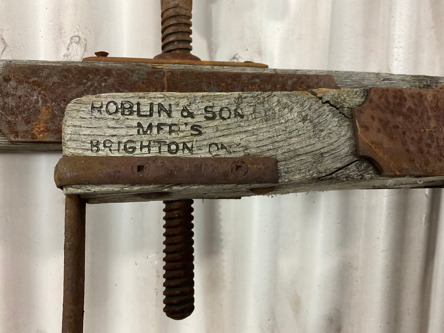 Vintage Barrel Presses