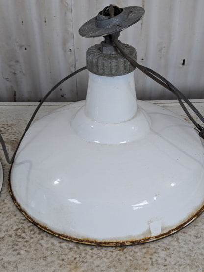 White Enamel Lights