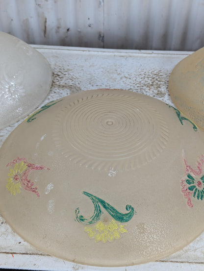 Vintage Glass Domer Light Shades