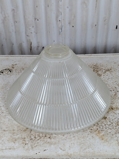 Frosted Ribbed Glass Light Shade