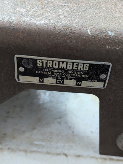 Vintage Stromberg Punch Clock