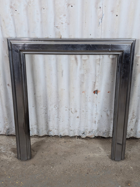Cast Iron Metal Framed Fireplace Front