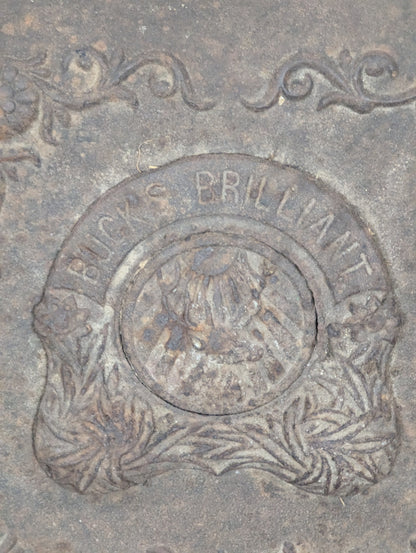 Vintage Cast Iron “Bucks Brilliant” Stove Part