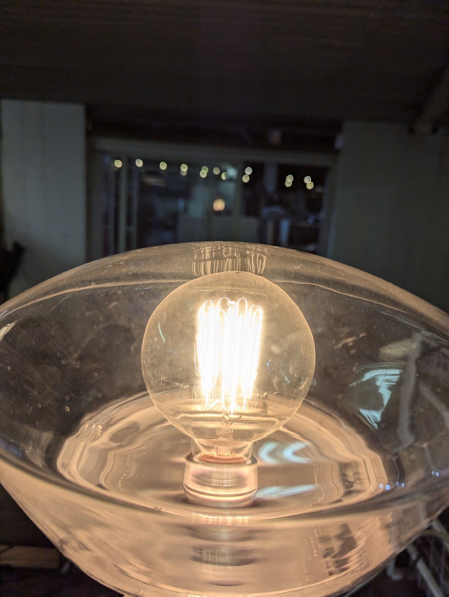 Contemporary Polished Nickel Pendant