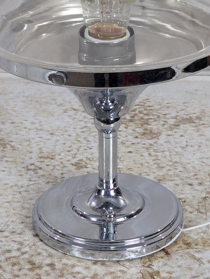 Contemporary Polished Nickel Pendant