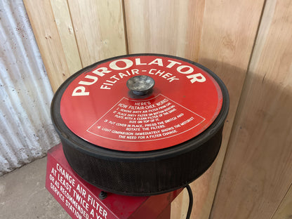 Vintage Purolator Filtair-Chek with Stand