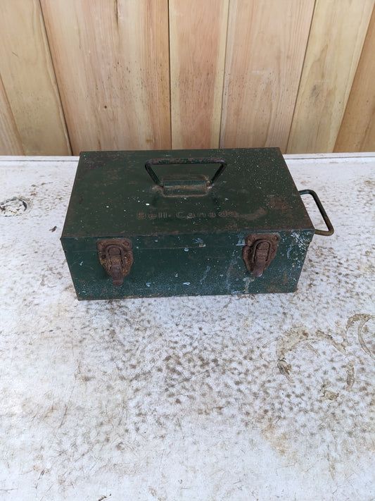 Vintage Bell Canada Metal Box