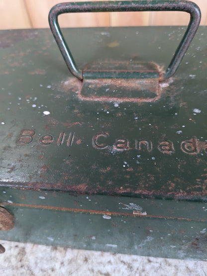 Vintage Bell Canada Metal Box