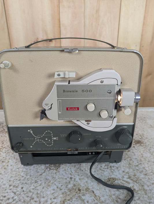 Kodak Brownie 500 Movie Projector in Case Model A5