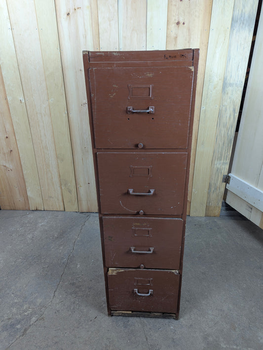 Vintage Oak Filing Cabinet