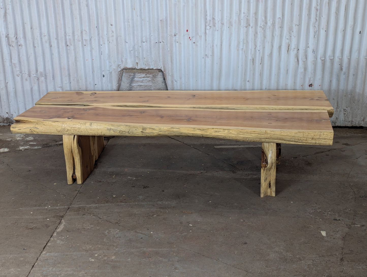 Rustic 3” Red Cedar Bench