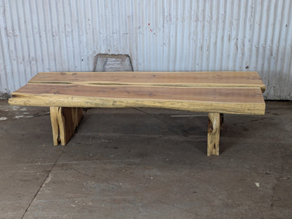 Rustic 3” Red Cedar Bench