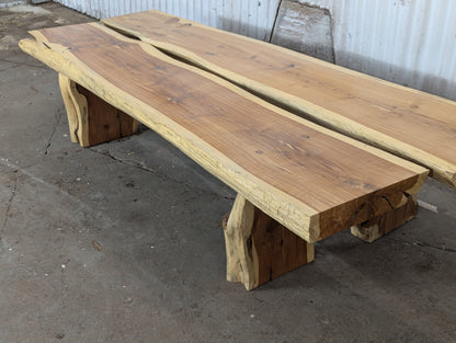 Rustic 3” Red Cedar Bench