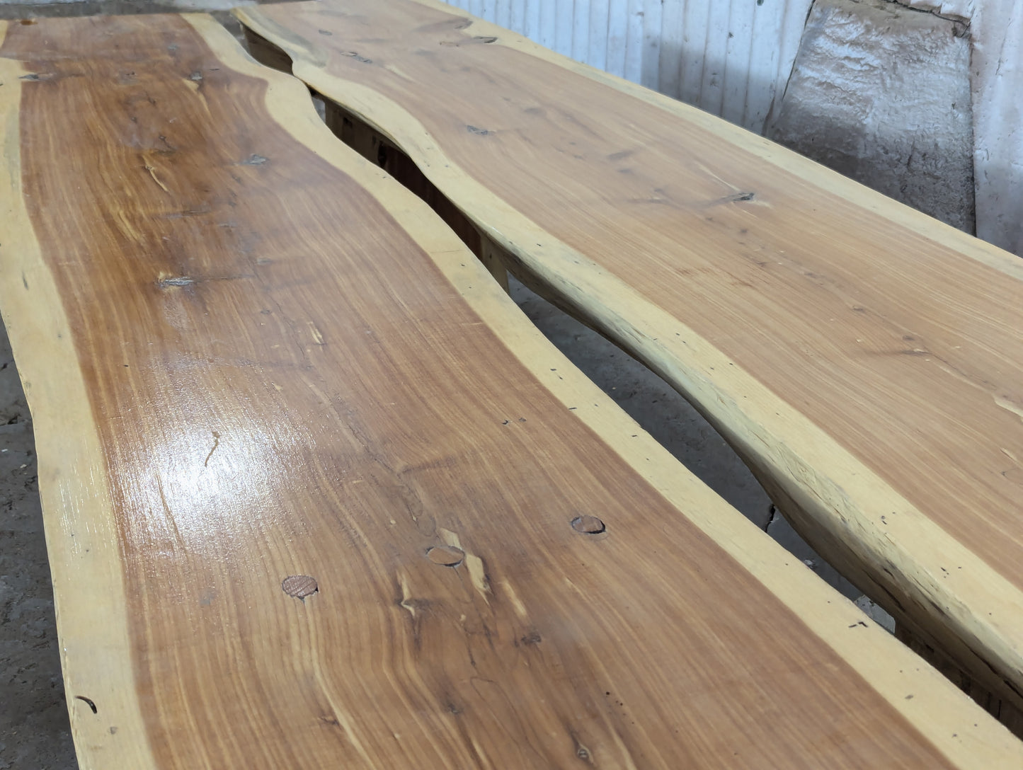 Rustic 3” Red Cedar Bench