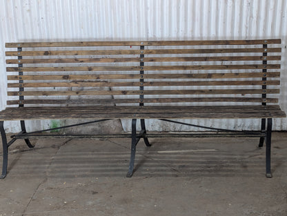 Long Railway Station Bench