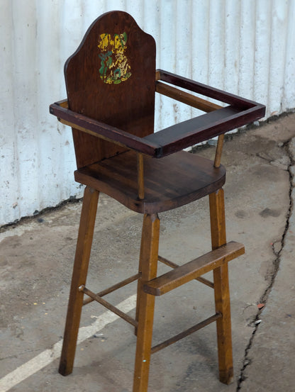 Antique Doll Highchair