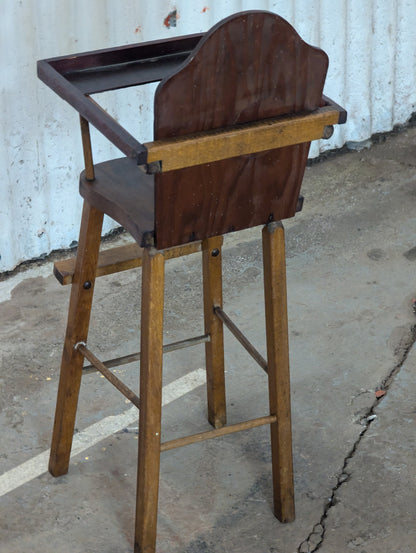 Antique Doll Highchair