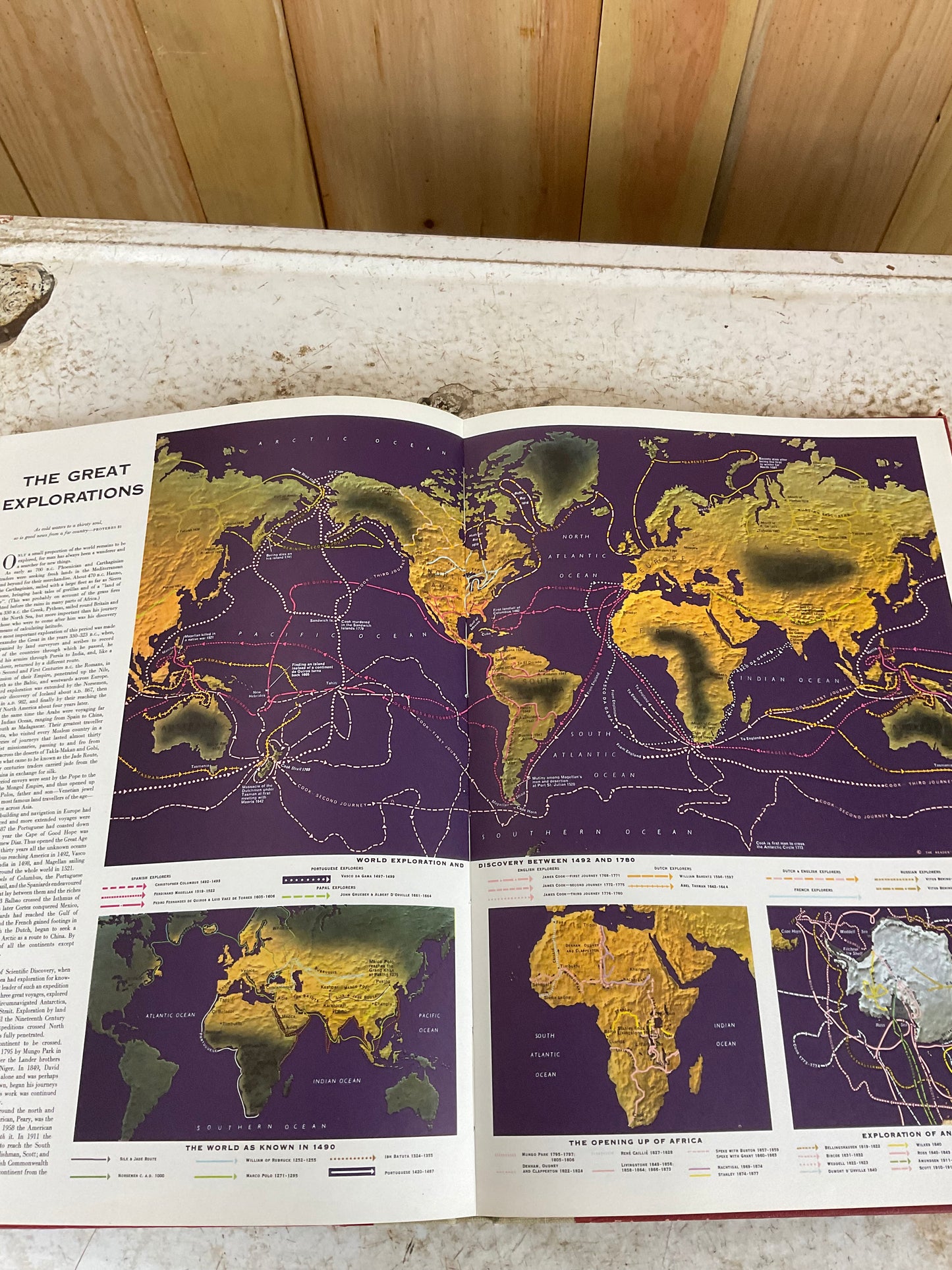 Vintage Readers Digest Great World Atlas 1971 Third Edition