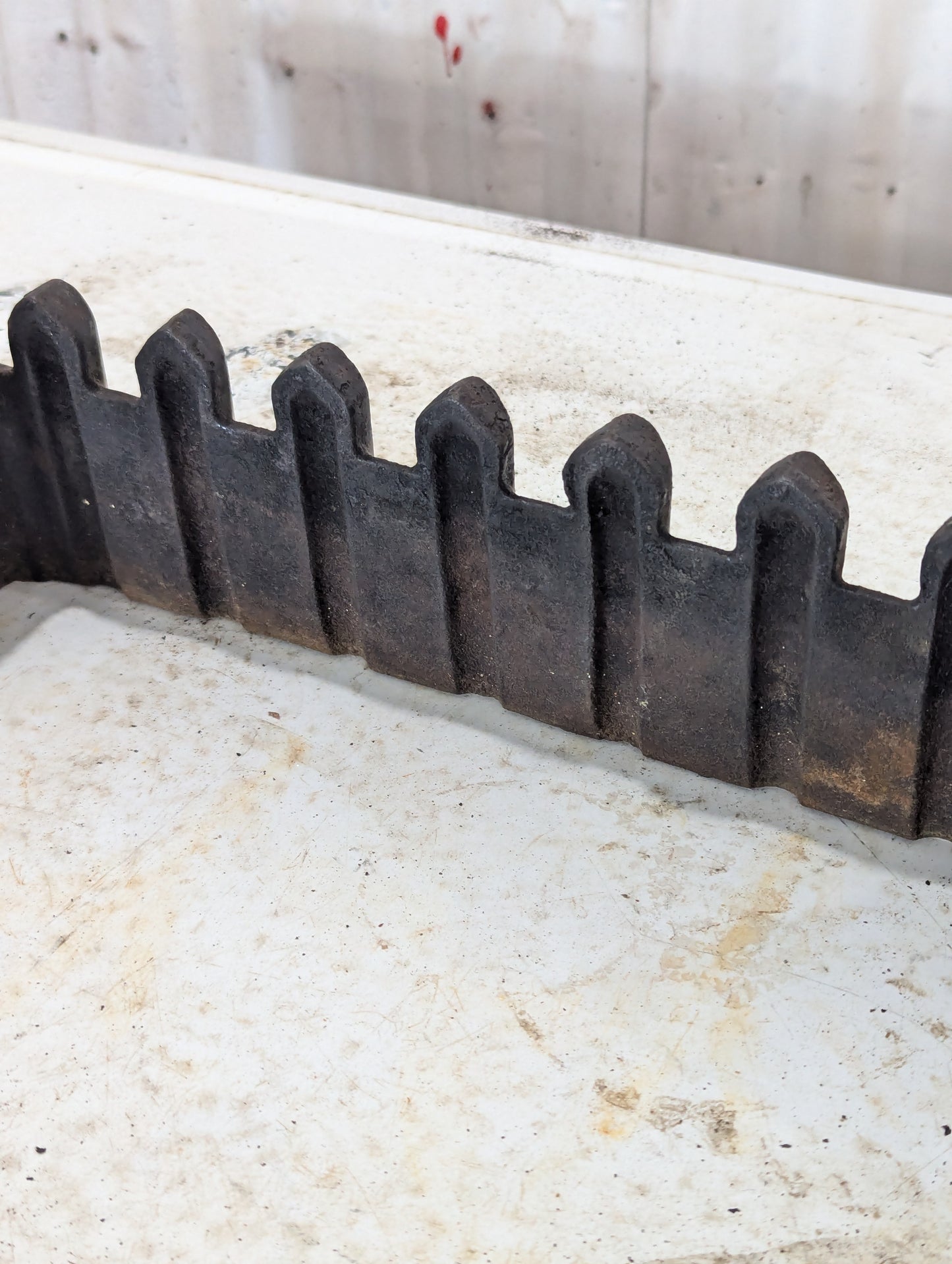 Vintage Cast Iron Fireplace Fret