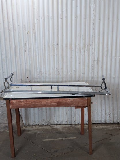 Chrome Finish Fireplace Fender