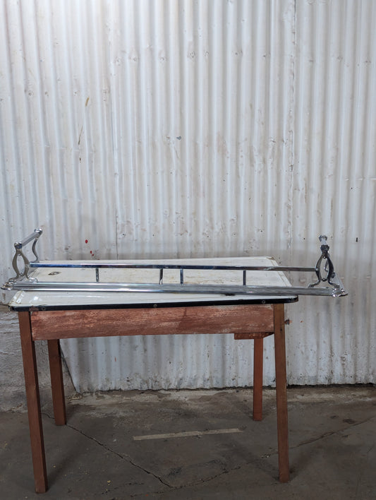 Chrome Finish Fireplace Fender