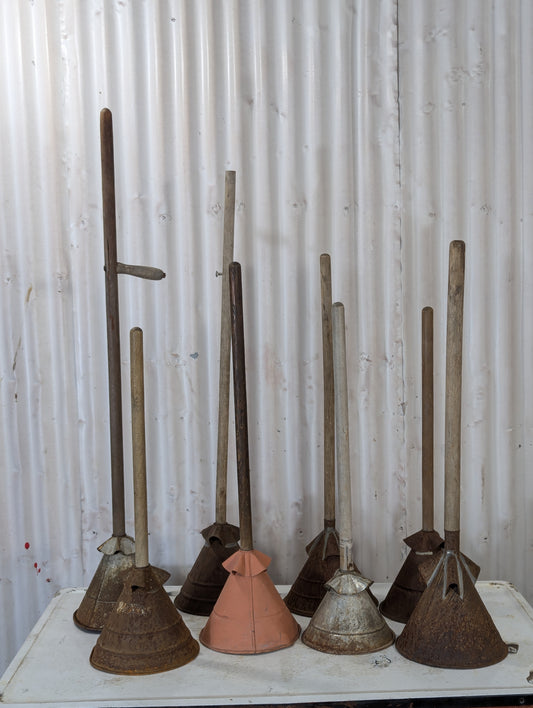 Vintage Laundry Plungers