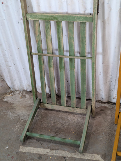 Vintage Wooden Washtub Bench Extensions