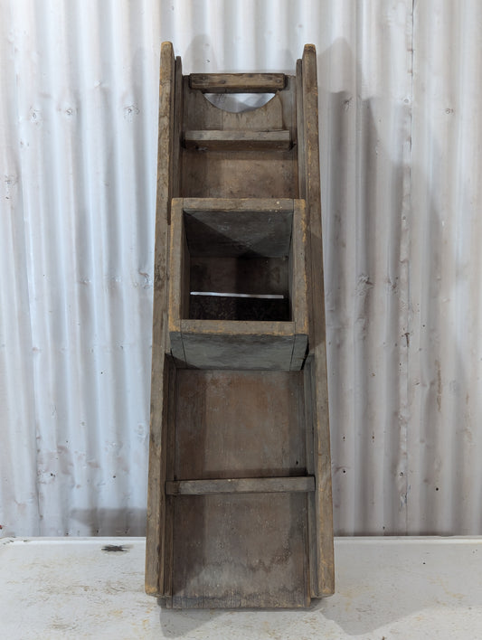 Vintage Large Handcrafted Wooden Cabbage Shredder