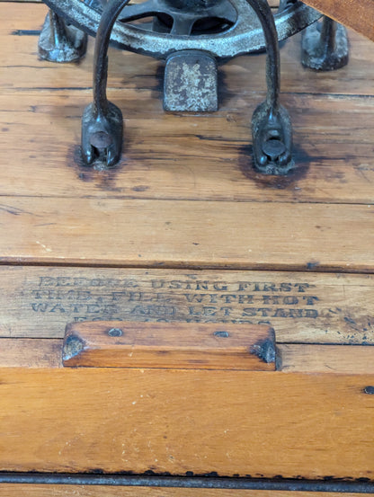 Antique Wooden Washing Machine