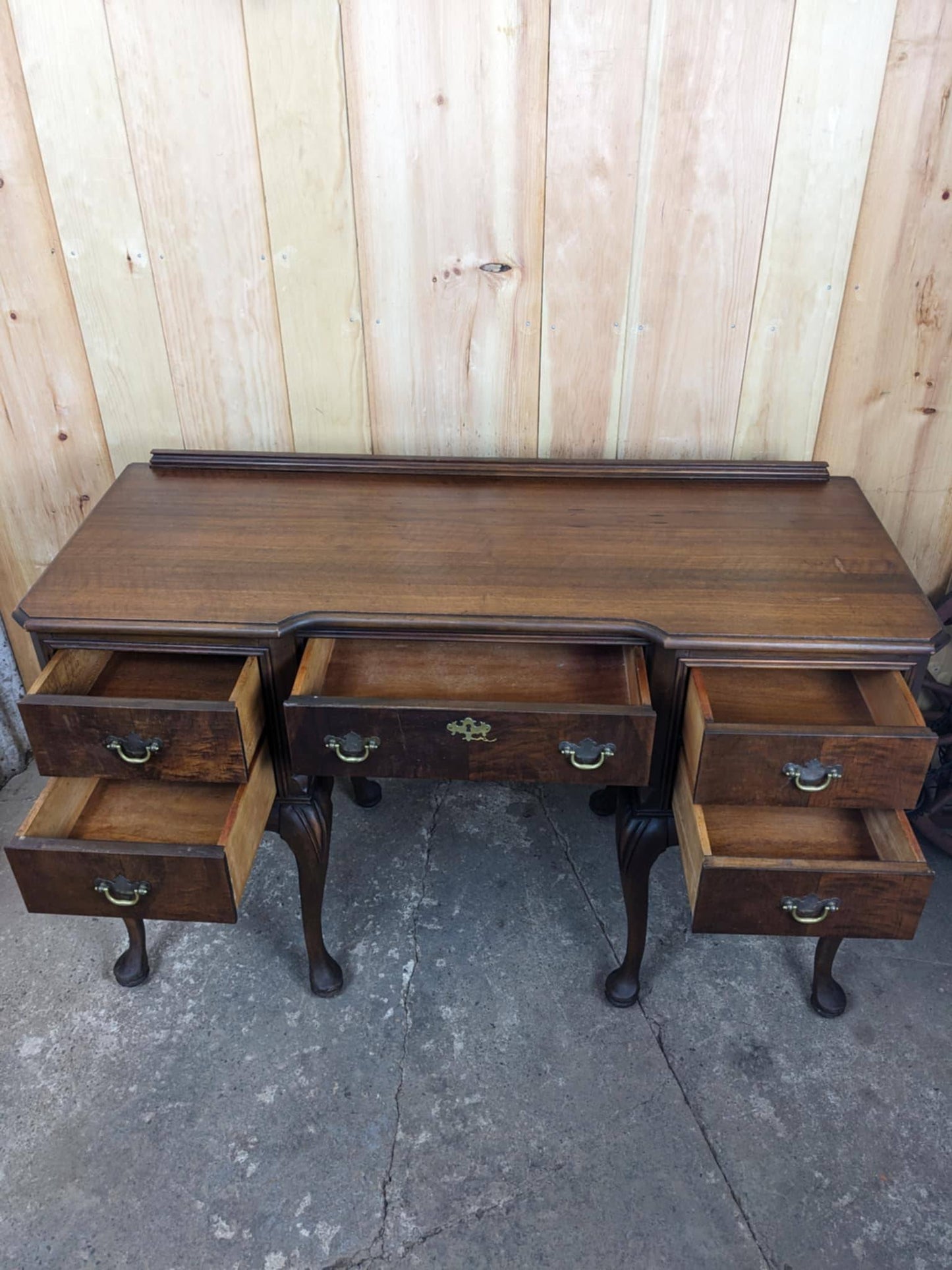 Antique 5 Drawer Desk